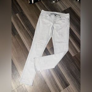 Macy's Women's Light Gray Skinny Jeans